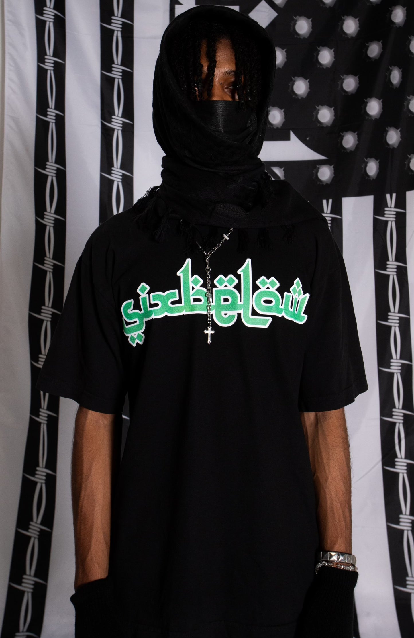 Arabic Tee Black